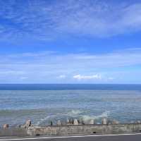 YinYangHai(阴阳海) - A bay where the sea is a mix of yellow & blue.