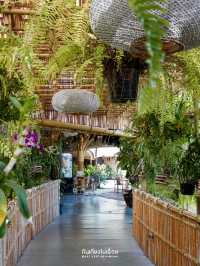 ร้านอาหารและคาเฟ่บรรยากาศร่มรื่นธีมไม้ไผ่