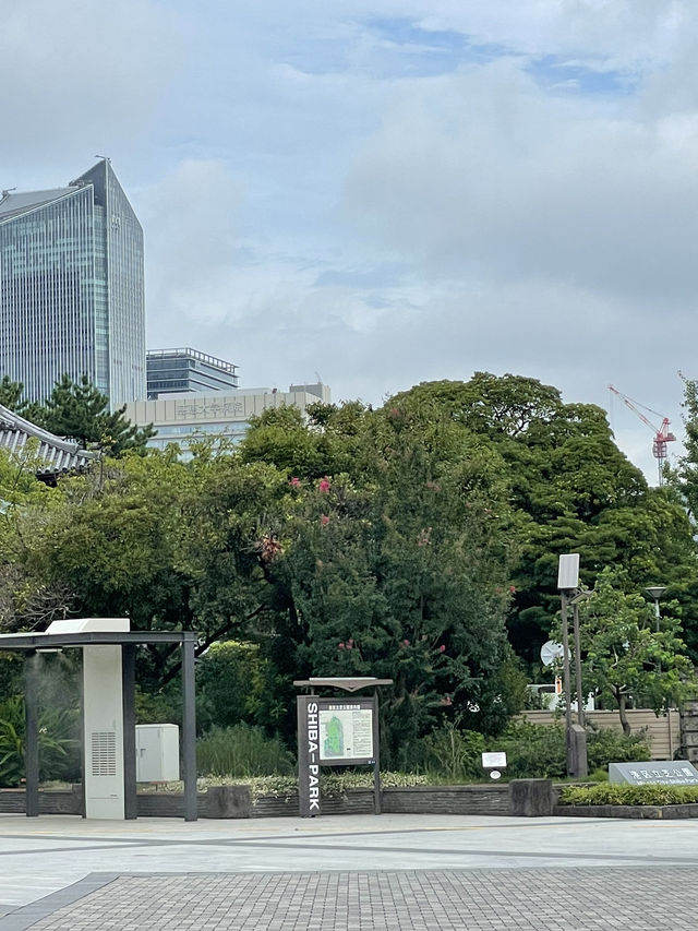도쿄타워를 가장 가까운 곳에서 보는 공원 시바파크🗼