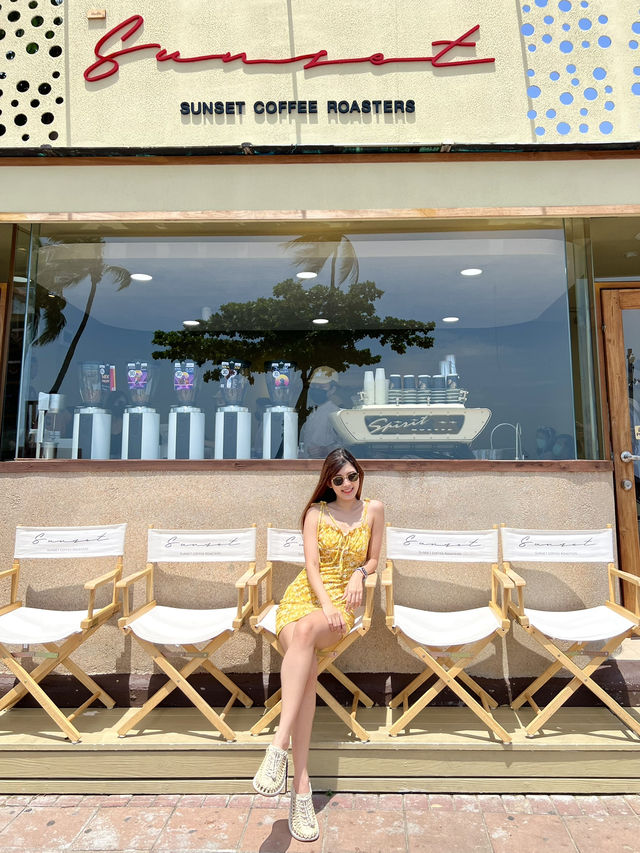 Sunset Coffee Roasters คาเฟ่ฟีลไมอามี่ริมหาดพัทยา