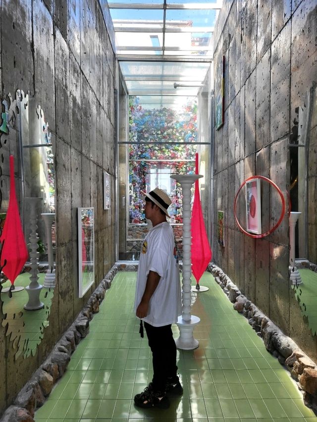 유명한 동그라미 포토존이 있는 하슬라아트월드