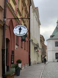 Timeless Charm: Warsaw's Old Town on a Gloomy Day