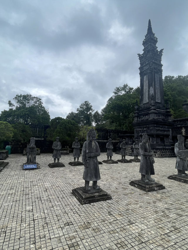 Ascend up the Tomb of Emperor Khai Dinh