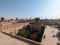 ヤズド旧市街の街並みとYazd art house cafe