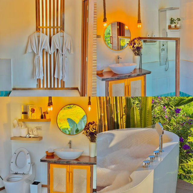 บ้านเจอเขา ที่พักสุดโรแมนติกกลางป่าเขา 🌸🏠🤍