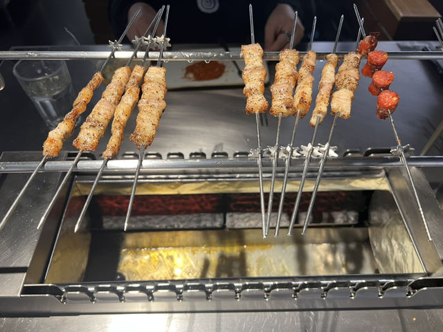 Try the signature dish ‘Grilled Lamb’ at Long Time Ago Mutton Skewers, Shanghai🥩✨