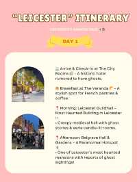 Leicester itinerary 🇬🇧