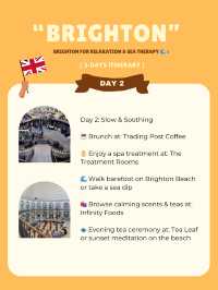 Brighton 3-days itinerary 🧡