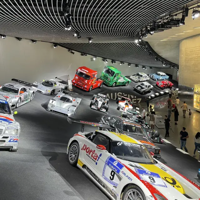 Mercedes-Benz Museum in Stuttgart, Germany