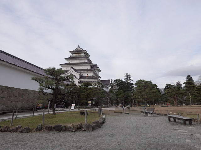 🏯 A Graceful Start to Our Journey – Tsurugajo Castle Charm