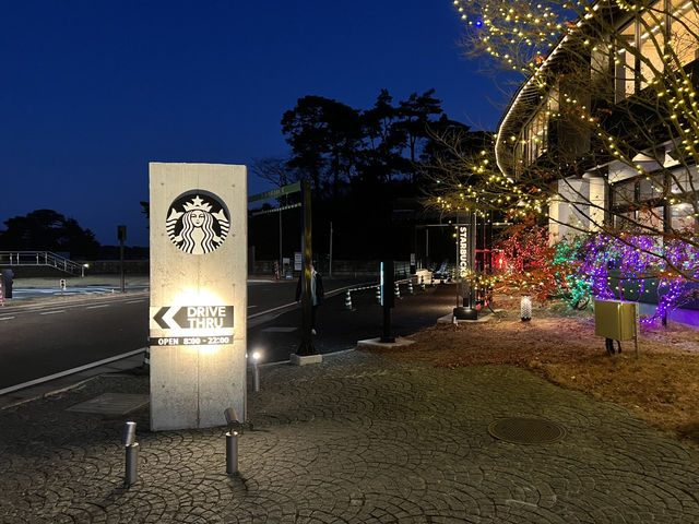 ☕ Scenic Sips at Matsushima – Starbucks Coffee at Rikyu Delight