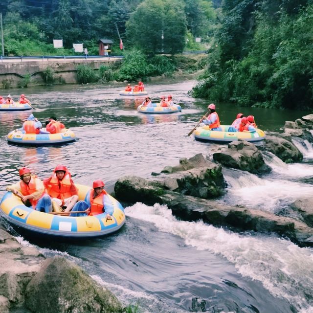 中國江西南昌梅嶺漂流遊玩攻略，適合夏天打卡