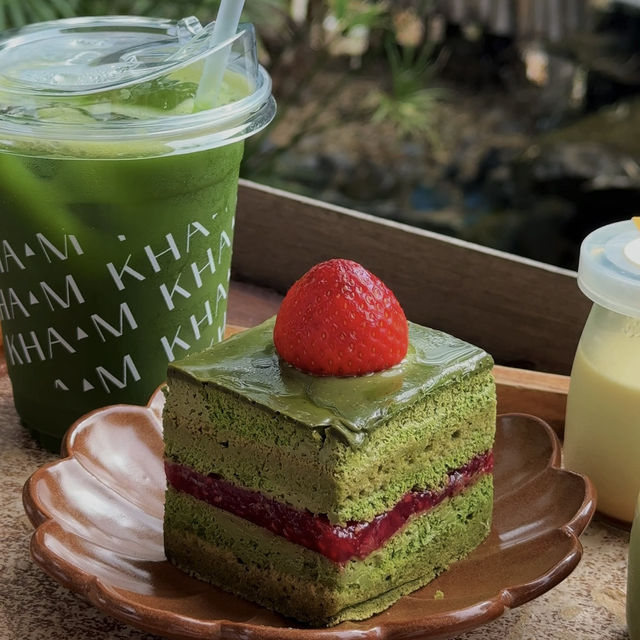 Khaam Khaoyai 🍵🍃🍓 คาเฟ่มัทฉะเขาใหญ่ 