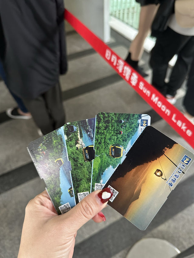日月潭纜車初體驗！不怕高的要來試試