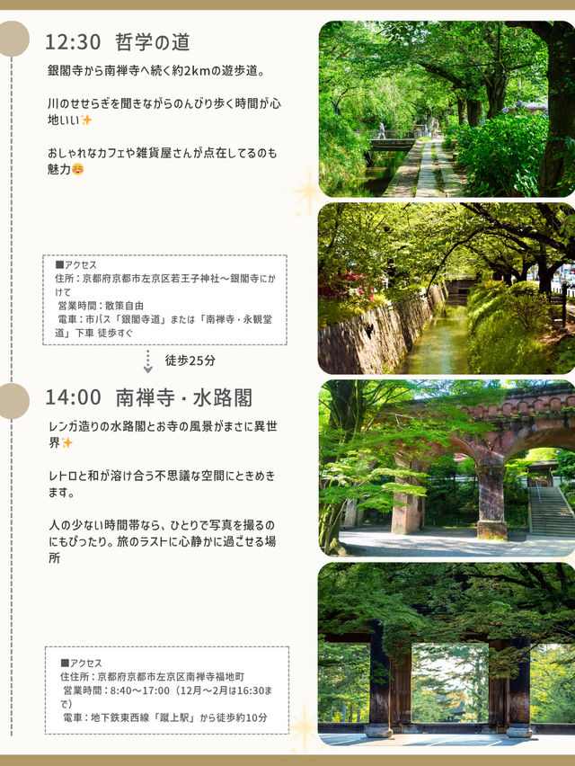 京都ひとり旅プラン