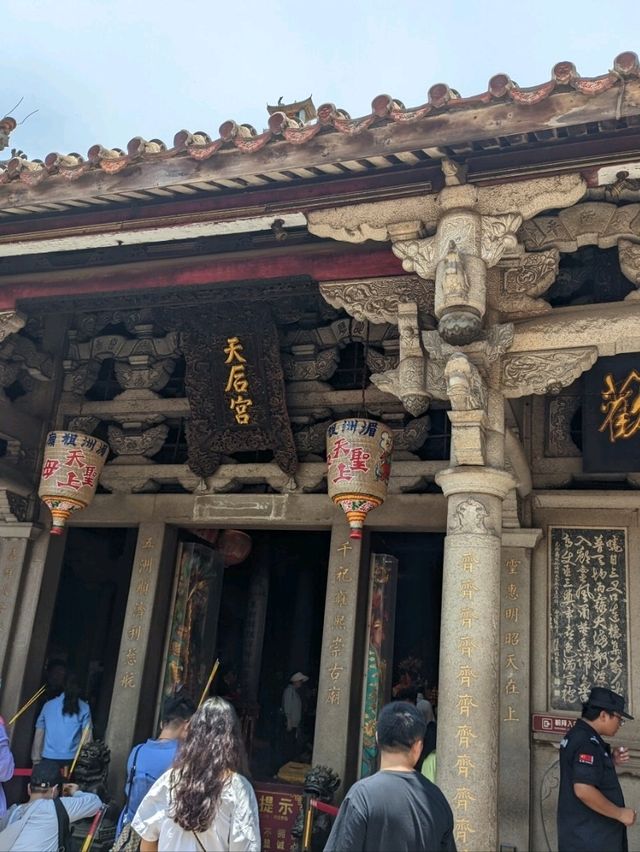 1 day first Mazu temple site visit and local food trip