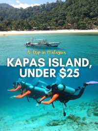 $25 to 🇲🇾 Kapas Island, Malaysia !