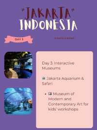🇮🇩 Jakarta Itinerary 