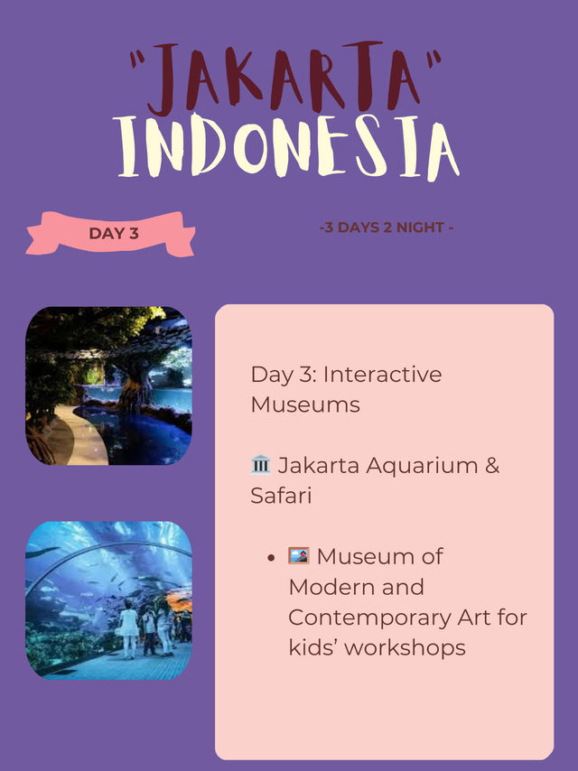 🇮🇩 Jakarta Itinerary 