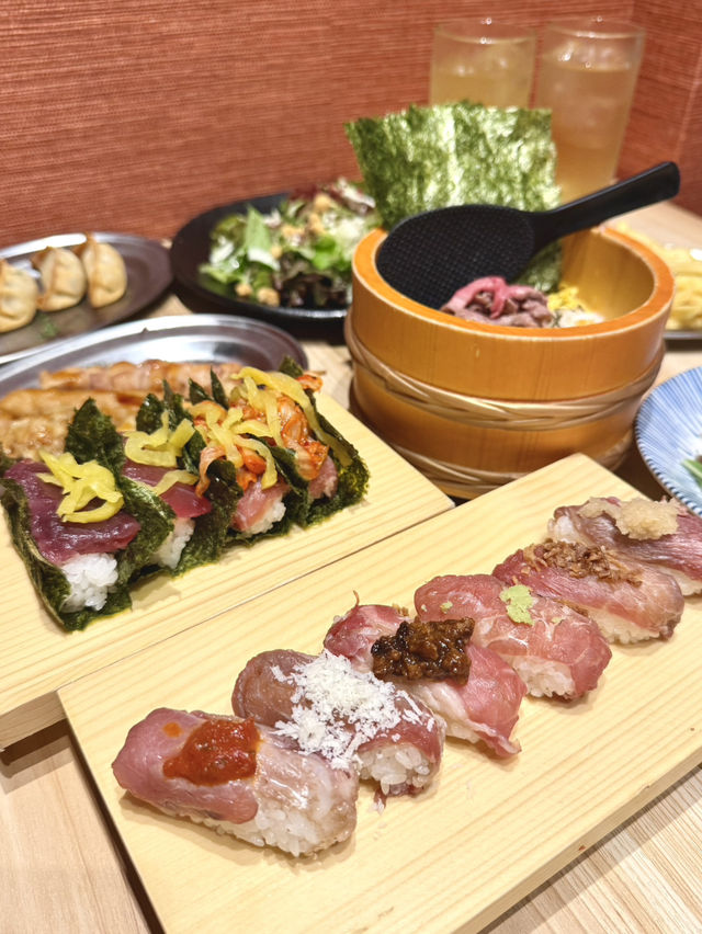 【愛知観光】˗ˏˋリーズナブルに本格肉寿司が楽しめる❓❗️ˎˊ˗
