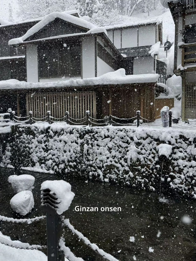 Ginzan onsen สวยสุดในทริปนี้☃️🎌