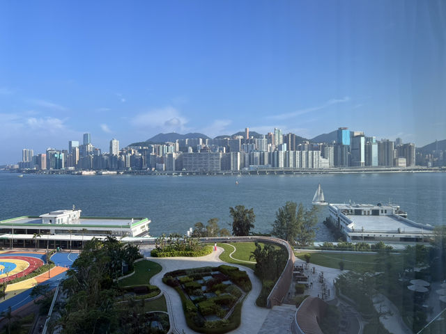 靚爆房間賞維港晴天美景