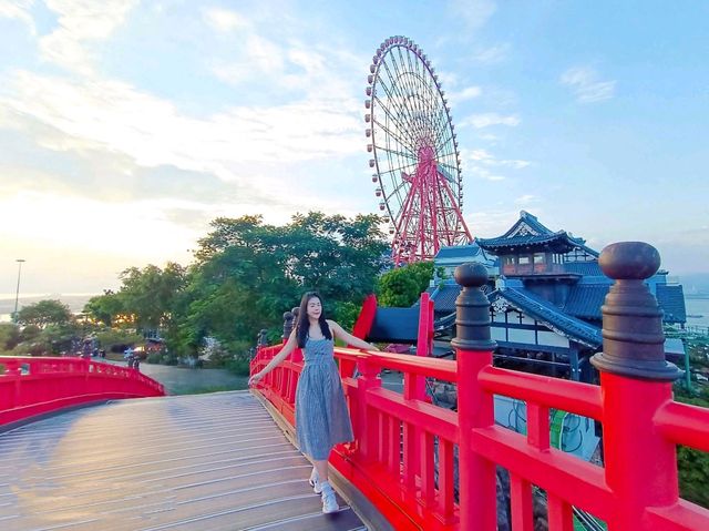 Sunset in Sun Wheel