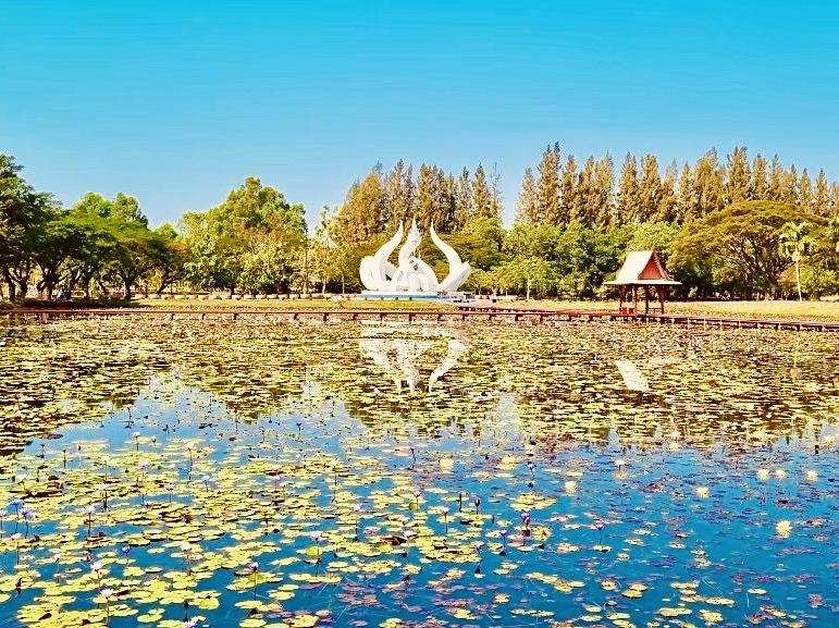 タイ最大級の蓮（ハス）の公園へご案内します。 | Trip.com サコンナコーン