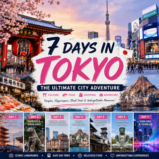 🇯🇵 東京七日遊：終極都市探險之旅 🗼🍣🌸