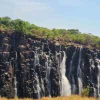 Dry Victoria Falls