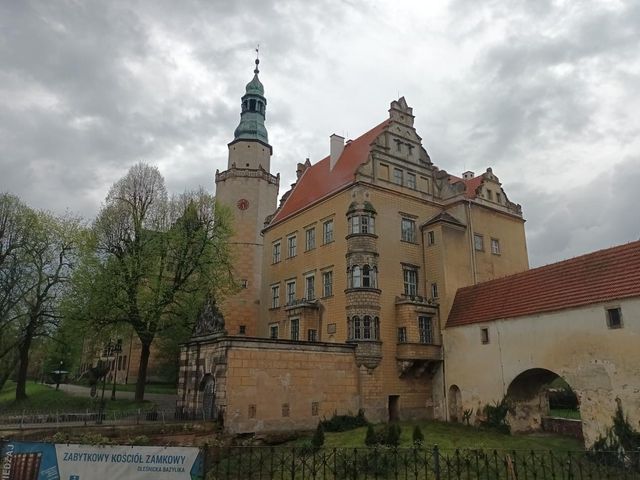 Oleśnica Castle in Poland