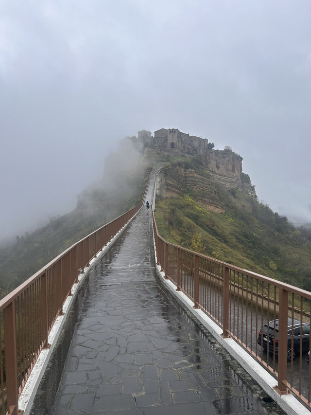 Crossing into the clouds 