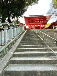 A shrine associated with Emperor Tenchi