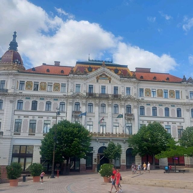 Pécs, the city center is gorgeous.