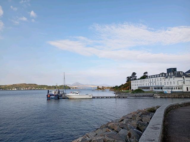 Skye Bridge and the village of Kyleakin 