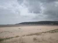 Dunes of fun in Ynyslas, Wales.