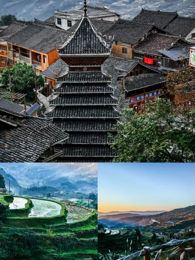 貴州肇興桐寨，一個被《國家地理》評為“中國最美六大鄉村古鎮”