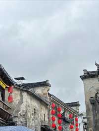 下雨天來宏村別有一番美麗景象｜黃山旅行