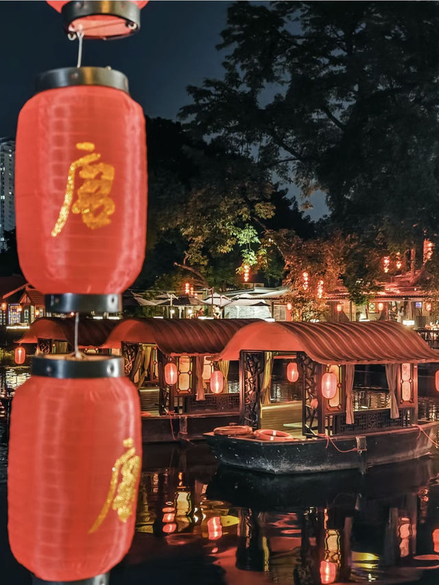 📍廣州唐荔園｜倚湖品茶，賞倒影斑駁🏮