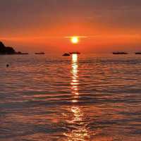 " Sunset Splendor at La Jolla Cave: A Mesmerizing Spectacle"