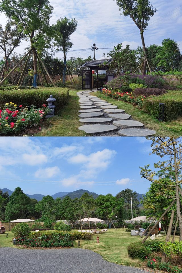 我發現了一家好看好吃又好玩的神仙民宿——無離庭院，隱於山林之中。