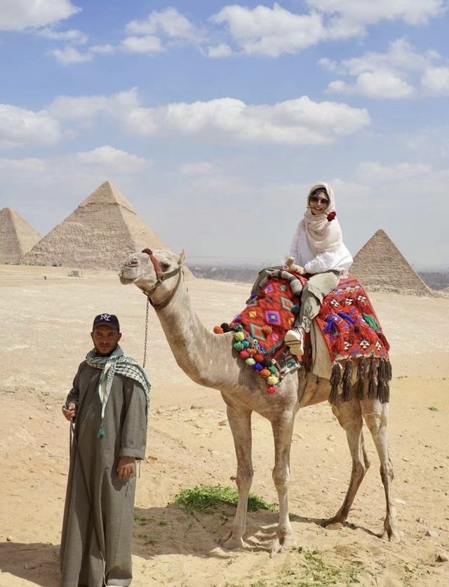 在埃及，被人類奇蹟震撼了10000次。