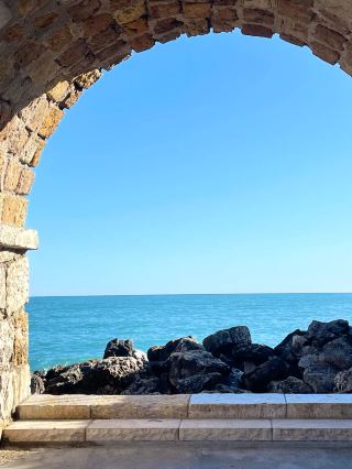 Monet's Blue Southern French Town