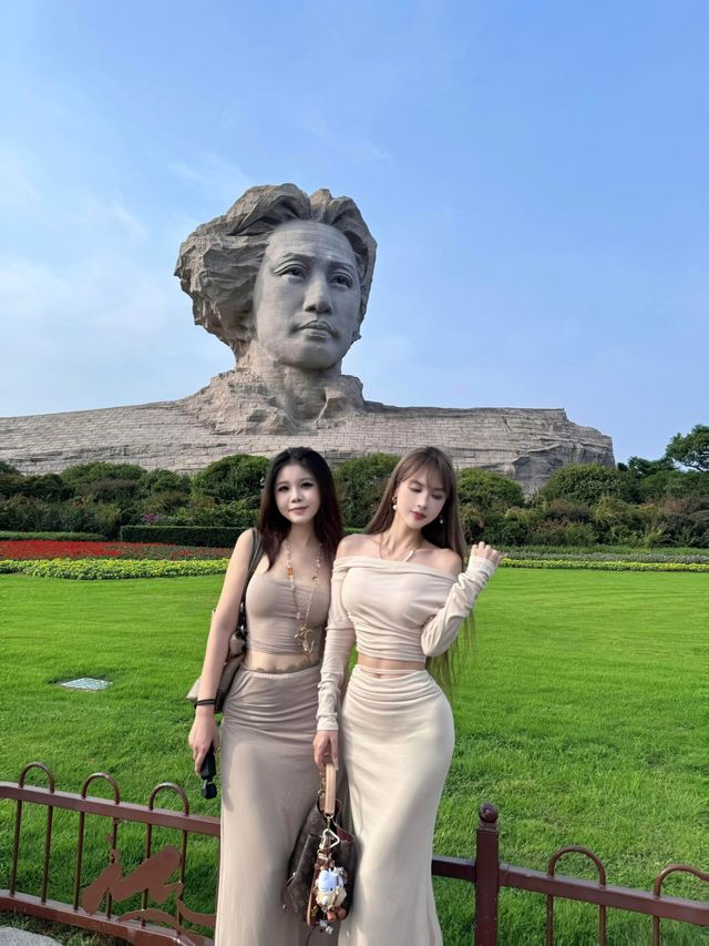 橘子洲必打卡的2個神仙機位｜長沙也太好吃好玩了吧！