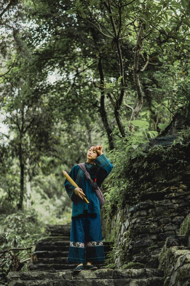 走進湘西|穿苗服做一回山野間的仙子 走進湘西|穿苗服做一回山野間的仙子