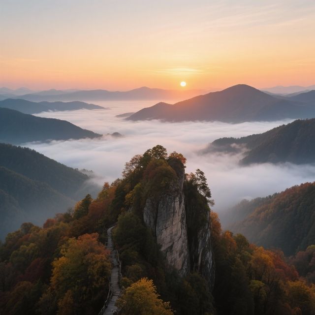 光霧山的美景，讓你們也能輕鬆開啟一場夢幻之旅