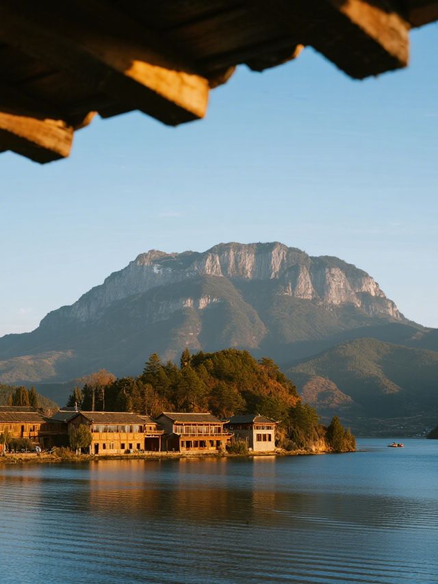 瀘沽湖冬日親子行｜湖景房遛娃超治癒
