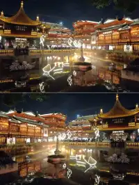 12/1實拍live豫園冬季泛光秀