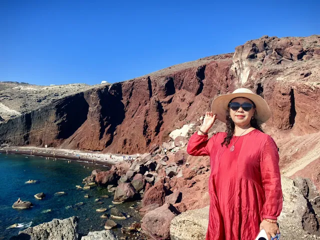 聖托里尼----紅沙灘