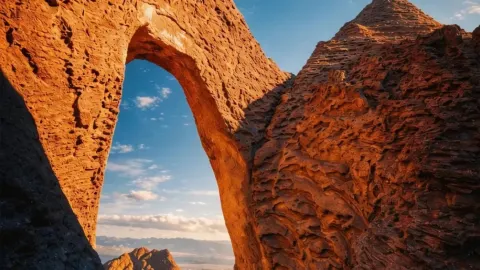 南疆パミール高原の穴場秘境、世界最高の高さ500メートルの天然石アーチ!!! — traveler post in アルトゥシュ